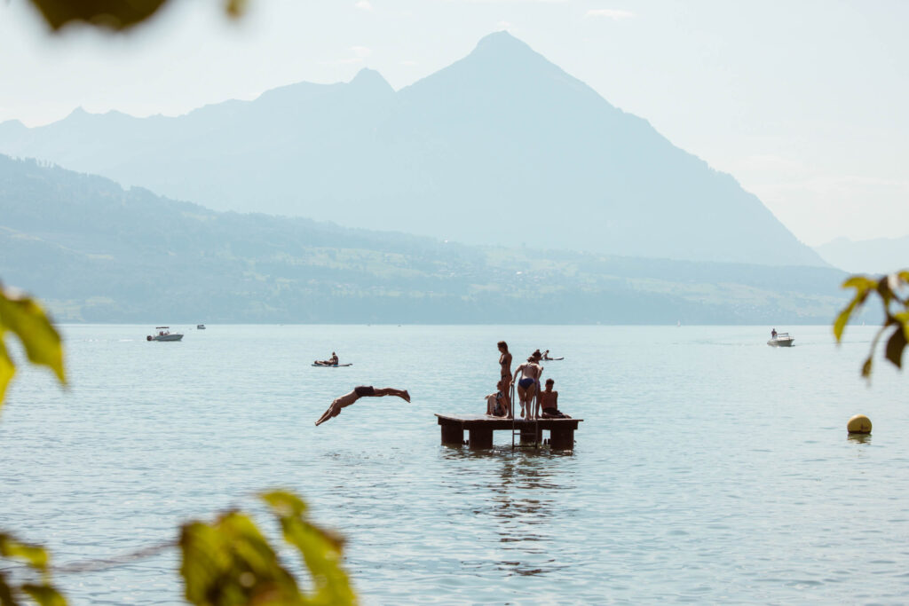 Neuhaus Baden Badesee Interlaken