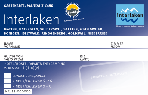 Interlaken guest card